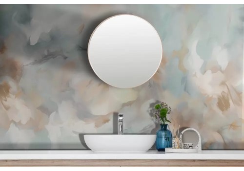 Carta da parati astratta colori pastello 2