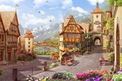 Carta da Parati Bambini Paesaggi e Natura Mappe Città Trasporti Città Fantasy e Dark Paesaggi