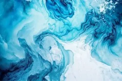 Movimenti fluidi in toni azzurri per arredare i tuoi ambienti