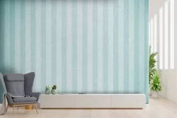 Carta da Parati righe bianche e azzurre decorazione