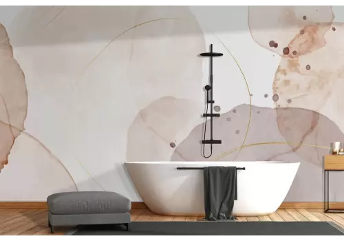 Carta da parati pastello design astratto 2