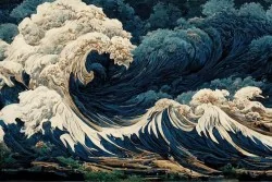 Rivestimenti dinamici: onde in movimento per interni unici