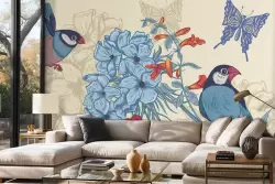 Carta da parati elegante e naturale