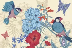 Motivi floreali per interni allegri