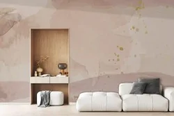 Carta da parati sfumature rosa: elegante e raffinata