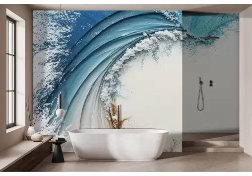 Carta da parati onda marina