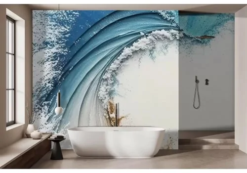 Carta da parati onda marina