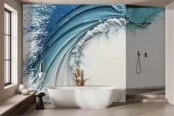 Carta da parati onda marina