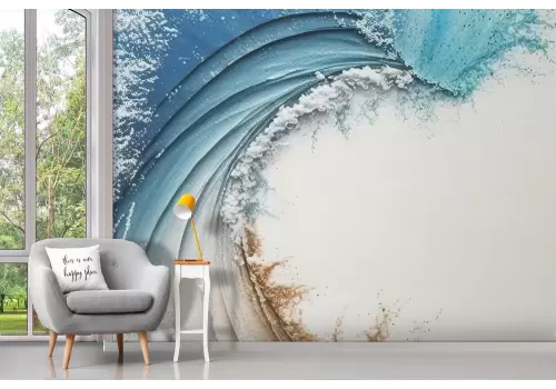 Carta da parati onda marina 2