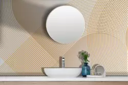 Carta da parati motivo geometrico