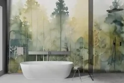 Tappezzeria per muri perfetta per un angolo di relax immerso nella natura