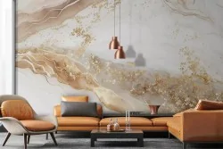 Carta da parati effetto marmo: lusso e modernità per le tue pareti