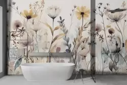 Carta da parati floreale