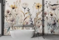 Carta da parati floreale