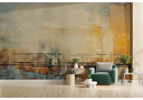 Carta da parati astratta toni caldi