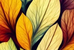 Carta da parati foglie: esplosione di colori autunnali per le tue stanze