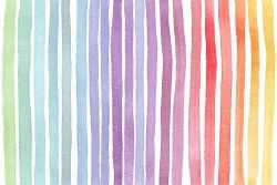 Carta da parati arcobaleno: energia e colore con linee ad acquerello