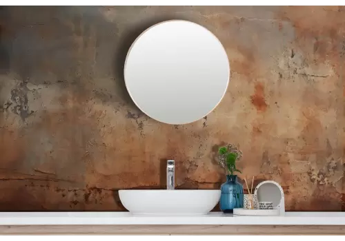 Carta da parati ruggine su superficie di metallo 2