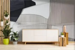 Crea un ambiente sofisticato con decorazioni murali astratte