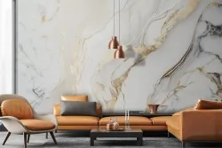 Arricchisci i tuoi spazi con la carta da parati marmo per un tocco di lusso