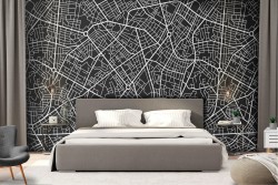 Modern Map Wallpaper