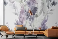 Carta da parati fiori di lavanda