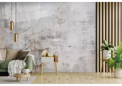 Carta da parati effetto cemento grezzo