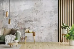 Carta da parati effetto cemento grezzo