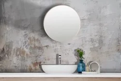 Eleganza moderna con carta parati cemento