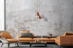 Trasforma il tuo spazio con la carta parati effetto cemento grezzo