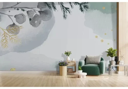 Carta da parati astratta acquerello