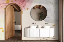 Decora il tuo bagno con decorazioni pastello