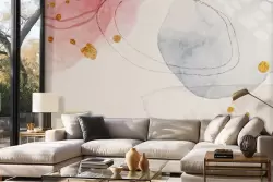 Trasforma la tua parete con carta da parati pastello