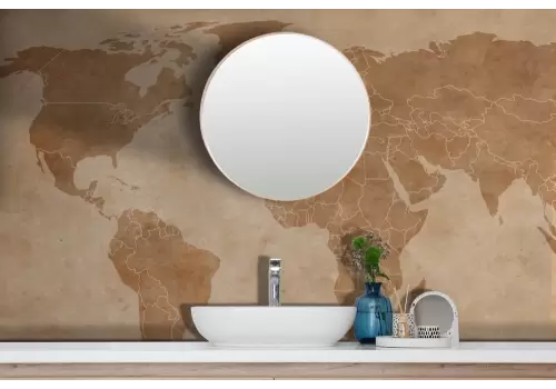 Carta da parati mappamondo vintage terra 2