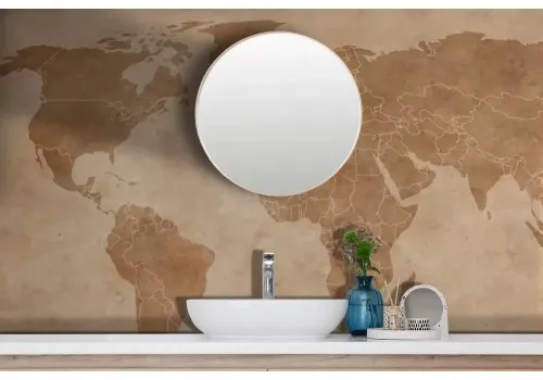 Carta da parati mappamondo vintage terra 2