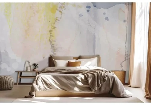 Carta da parati acquerello pastello