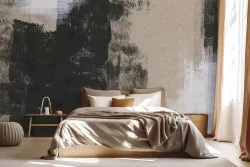 Carta da parati pennellate effetto cartone