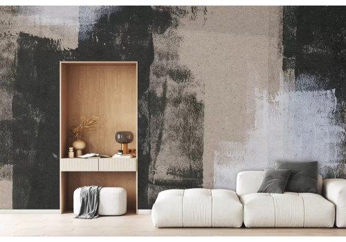 Carta da parati pennellate effetto cartone 2