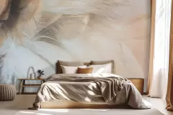 Carta da parati per la camera da letto delicata