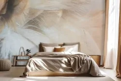 Carta da parati per la camera da letto delicata