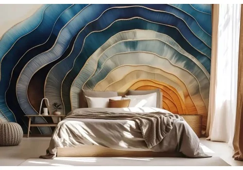 Carta da parati astratta multicolore