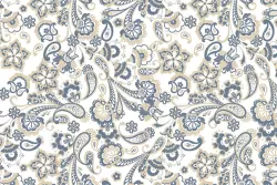 Trasforma le tue pareti con fiori blu e beige