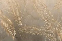 Foglie topicali per una carta parati elegante