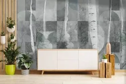 Trasforma il tuo spazio con decorazioni in tonalità grigie e verdi