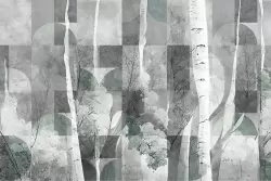 Foresta geometrica per un design unico