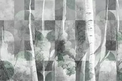 Foresta geometrica per un design unico