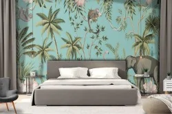 Tropical Forests and Animals Wallpaper