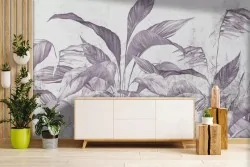 Decora la tua zona giorno con decorazioni foglie viola