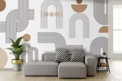 Carta da parati motivo geometrico vintage Carta da parati motivo geometrico vintage