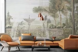 Decorazioni pittoriche per il soggiorno